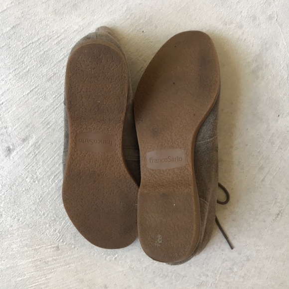 Franco Sarto Pebbles Chukka Booties Grey Suede - Picture 6 of 8